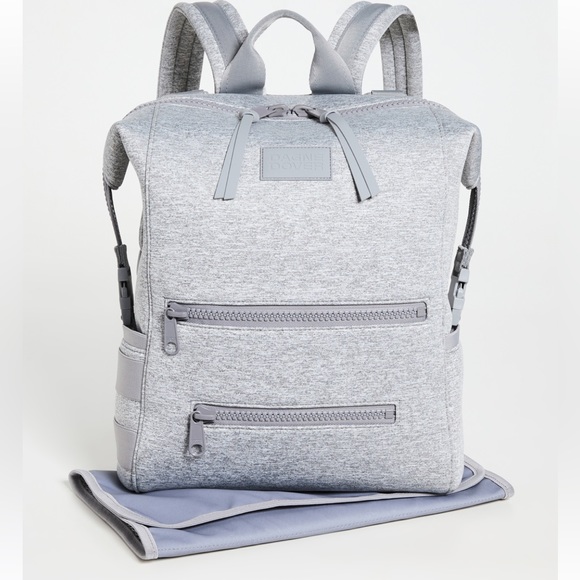 Dagne Dover Handbags - NWT Dagne Dover Indi Backpack Diaper Bag Large in Heather Gray